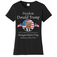 Donald Trump Inauguration Day 2025 47th Usa President Women's T-Shirt