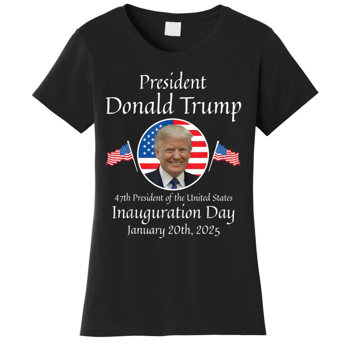 Donald Trump Inauguration Day 2025 47th Usa President Women's T-Shirt