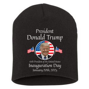 Donald Trump Inauguration Day 2025 47th Usa President Short Acrylic Beanie