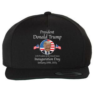 Donald Trump Inauguration Day 2025 47th Usa President Wool Snapback Cap