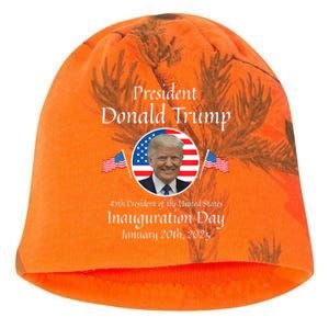 Donald Trump Inauguration Day 2025 47th Usa President Kati - Camo Knit Beanie