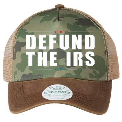 Defund the IRS Anti IRS Anti Government Politician Legacy Tie Dye Trucker Hat