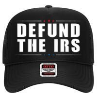 Defund the IRS Anti IRS Anti Government Politician High Crown Mesh Back Trucker Hat