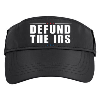 Defund the IRS Anti IRS Anti Government Politician Adult Drive Performance Visor