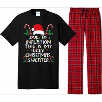 Due To Inflation Ugly Christmas Sweaters Pajama Set