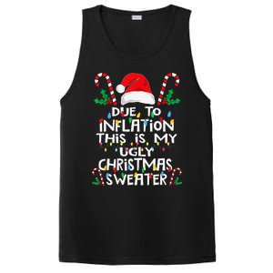 Due To Inflation Ugly Christmas Sweaters PosiCharge Competitor Tank