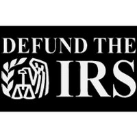 Defund The Irs Tax Return Patriot American Bumper Sticker