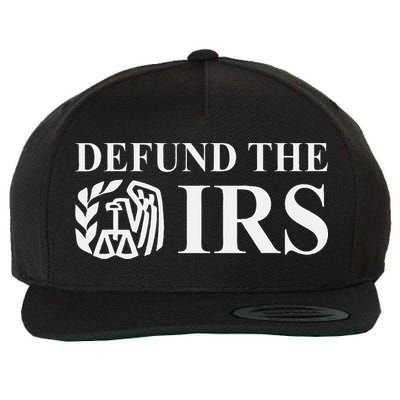 Defund The Irs Tax Return Patriot American Wool Snapback Cap