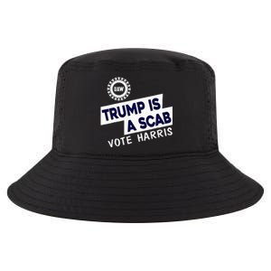 Donald Trump Is A Scab Vote Harris Cool Comfort Performance Bucket Hat