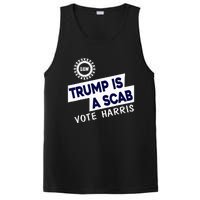 Donald Trump Is A Scab Vote Harris PosiCharge Competitor Tank