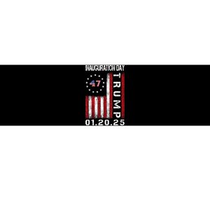 Donald Trump Inauguration Day 2025 47th President Usa Flag Bumper Sticker