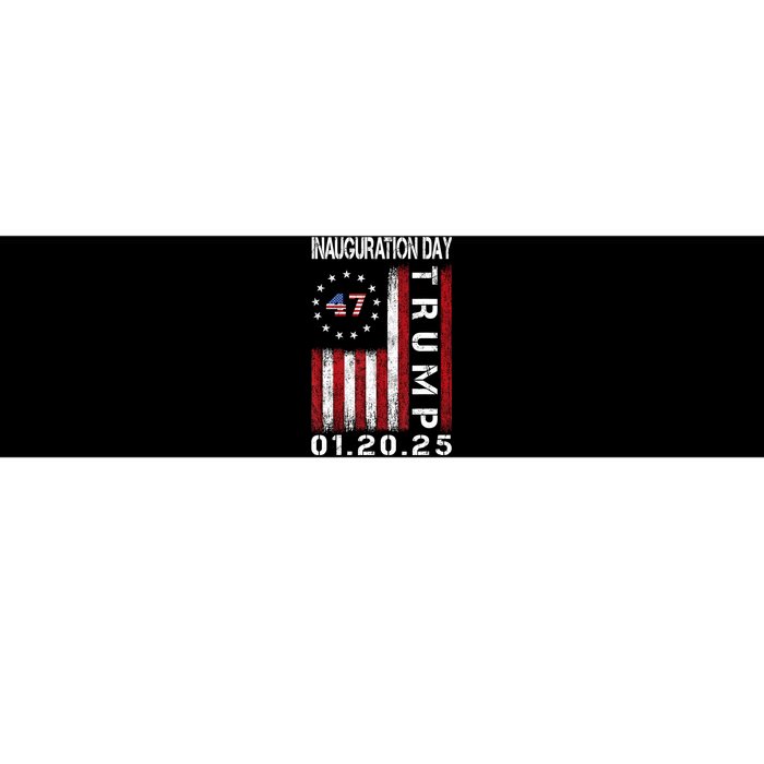 Donald Trump Inauguration Day 2025 47th President Usa Flag Bumper Sticker