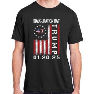 Donald Trump Inauguration Day 2025 47th President Usa Flag Adult ChromaSoft Performance T-Shirt