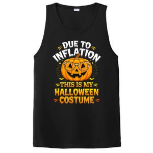 Due To Inflation This Is My Halloween Custome Pumpkin Funny PosiCharge Competitor Tank