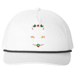 Due To Inflation Ugly Christmas Sweater Funny Xmas Snapback Five-Panel Rope Hat