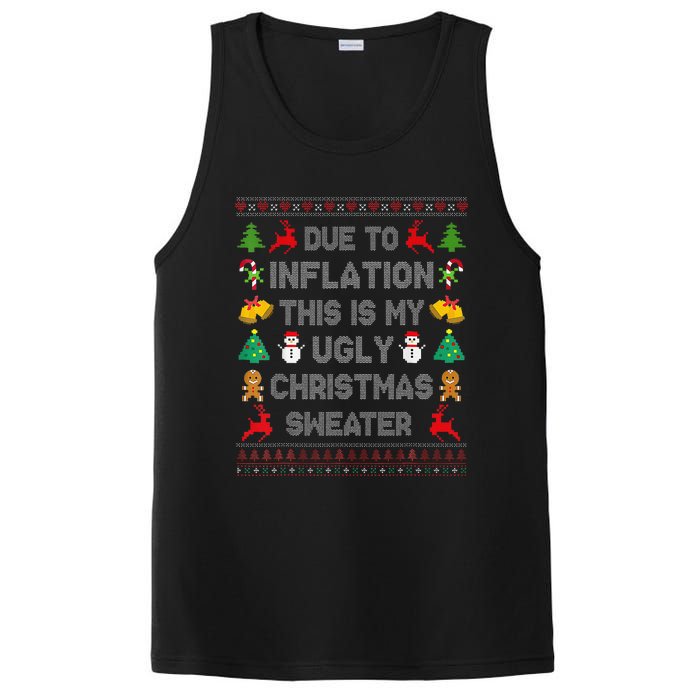 Due To Inflation This Is My Ugly Sweater For Christmas 2024 PosiCharge Competitor Tank