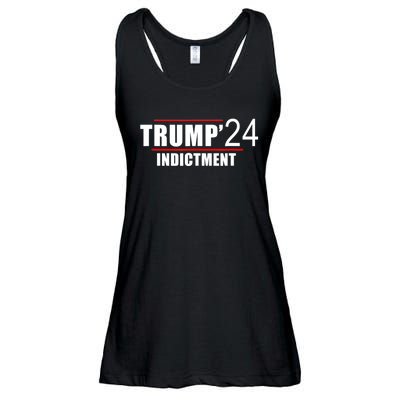 Donald TRUMP Indictment 2024 Ladies Essential Flowy Tank