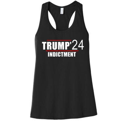 Donald TRUMP Indictment 2024 Women's Racerback Tank