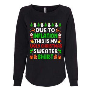 Due To Inflation Ugly Christmas Sweaters For Funny Womens California Wash Sweatshirt