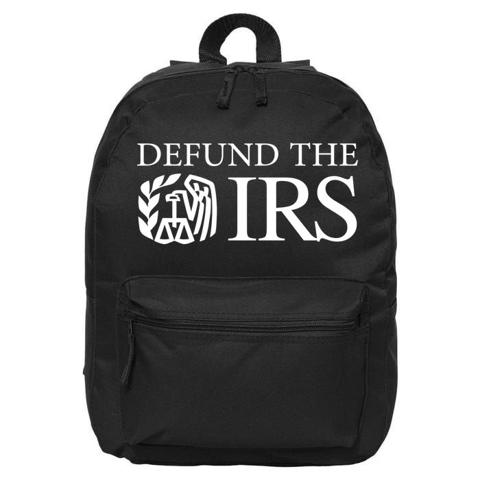 Defund The IRS 16 in Basic Backpack