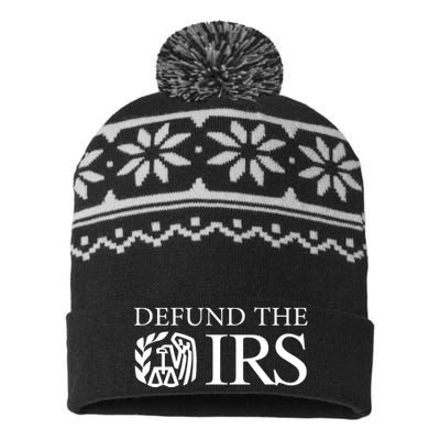 Defund The IRS USA-Made Snowflake Beanie