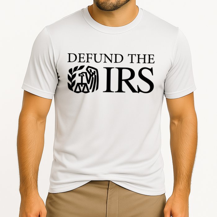 Defund The IRS Cooling Performance Crew T-Shirt
