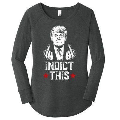 Donald Trump Indict This Political Arrest For Republican Women's Perfect Tri Tunic Long Sleeve Shirt