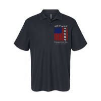 Donald Trump Inauguration Day 2025 47th President 47 Us Flag Softstyle Adult Sport Polo