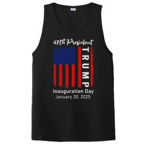 Donald Trump Inauguration Day 2025 47th President 47 Us Flag PosiCharge Competitor Tank