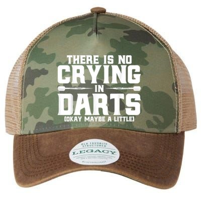 Darts There Is No Crying In Darts Dart Players Legacy Tie Dye Trucker Hat