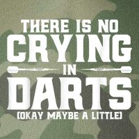 Darts There Is No Crying In Darts Dart Players Legacy Tie Dye Trucker Hat