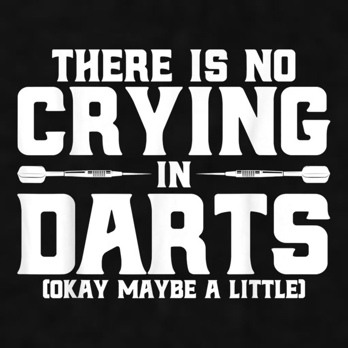 Darts There Is No Crying In Darts Dart Players Ladies PosiCharge Tri-Blend Wicking Tank
