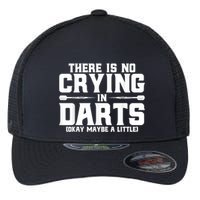 Darts There Is No Crying In Darts Dart Players Flexfit Unipanel Trucker Cap