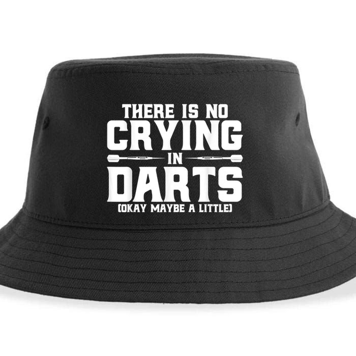 Darts There Is No Crying In Darts Dart Players Sustainable Bucket Hat