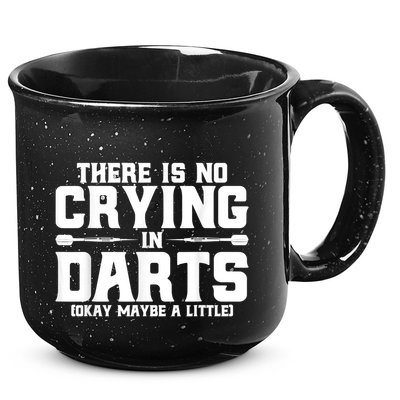 Darts There Is No Crying In Darts Dart Players 15oz Campfire Ceramic Mug