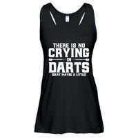 Darts There Is No Crying In Darts Dart Players Ladies Essential Flowy Tank