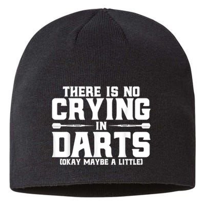 Darts There Is No Crying In Darts Dart Players Sustainable Beanie