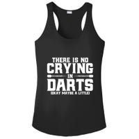 Darts There Is No Crying In Darts Dart Players Ladies PosiCharge Competitor Racerback Tank