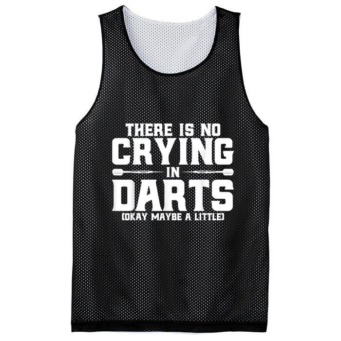 Darts There Is No Crying In Darts Dart Players Mesh Reversible Basketball Jersey Tank