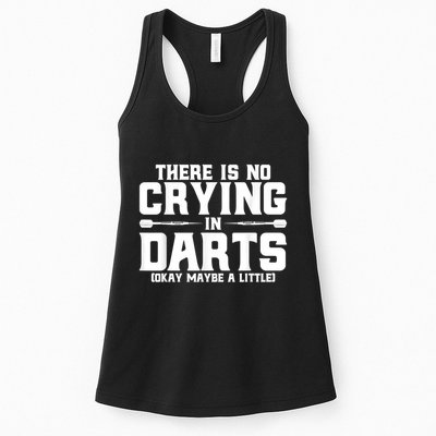 Darts There Is No Crying In Darts Dart Players Womens Tank Top