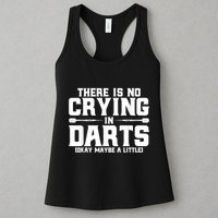 Darts There Is No Crying In Darts Dart Players Womens Tank Top