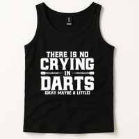 Darts There Is No Crying In Darts Dart Players Tank Top