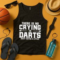 Darts There Is No Crying In Darts Dart Players Tank Top