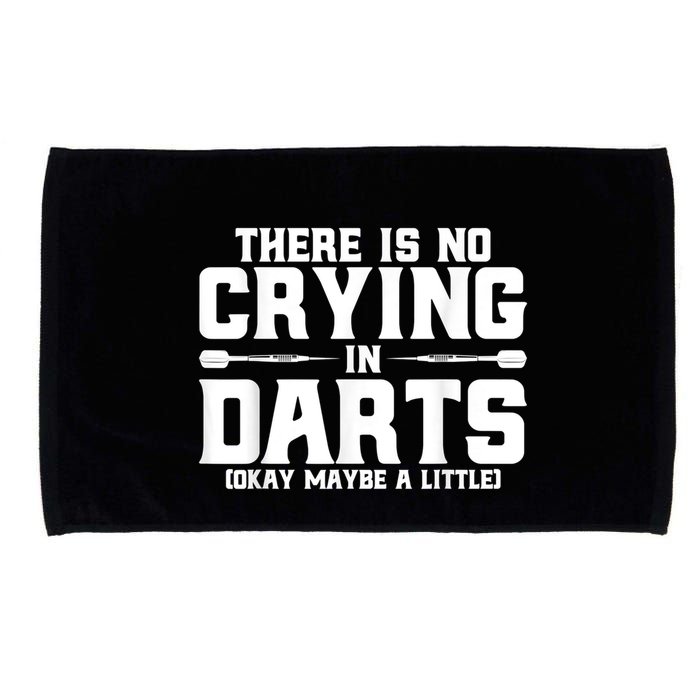 Darts There Is No Crying In Darts Dart Players Microfiber Hand Towel
