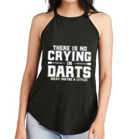 Darts There Is No Crying In Darts Dart Players Women's Perfect Tri Rocker Tank