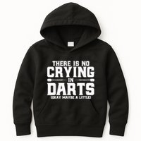 Darts There Is No Crying In Darts Dart Players Kids Hoodie