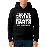Darts There Is No Crying In Darts Dart Players Kids Hoodie
