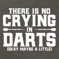 Darts There Is No Crying In Darts Dart Players Cotton Canvas Backpack