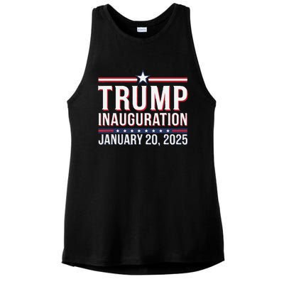 Donald Trump Inauguration Day 2025 Ladies PosiCharge Tri-Blend Wicking Tank