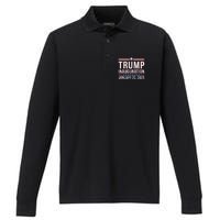 Donald Trump Inauguration Day 2025 Performance Long Sleeve Polo